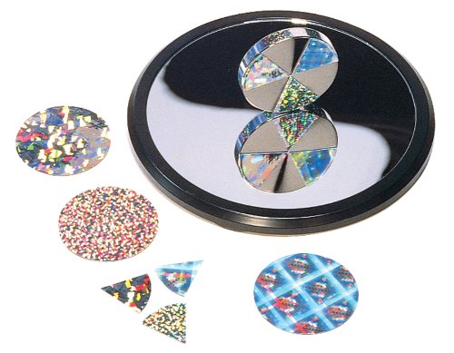 Toysmith Euler’s Disk - Hypnotic Light & Sound Science Toy for Home & Office - Physics Desk Decor for Kids & Adults 8+ - Multi-colored