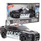 Number 1 in Gadgets Friction Powered Police Car Toy - Diecast Emergency Vehicle with Lights & Siren, Multicolour, 1:20 Scale