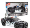 Number 1 in Gadgets Friction Powered Police Car Toy - Diecast Emergency Vehicle with Lights & Siren, Multicolour, 1:20 Scale