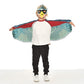 D.Q.Z Kids Eagle Costume - Gray Animal Dress Up Toy, 120cm x 60cm, Polyester, Perfect for Halloween Party Role Play