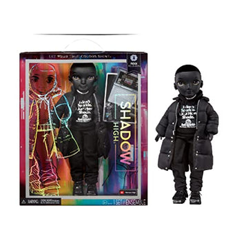 Rainbow High Shadow High Rexx Mcqueen- Black Color Fashion Doll. Fashionable Outfit & 10+ Colorful Play Accessories. Great Gift For Kids 4-12 Years Old & Collectors