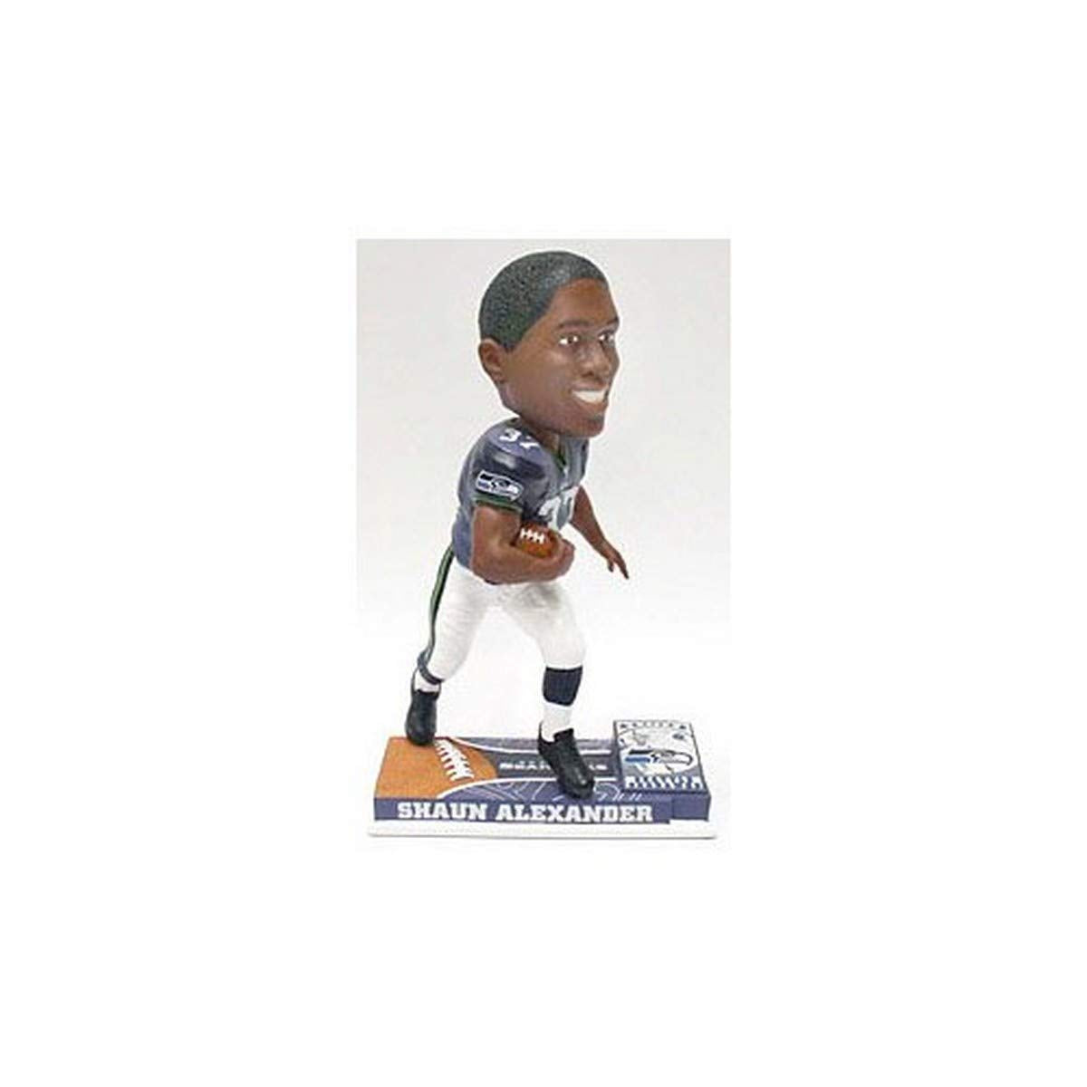 NFL Seattle Seahawks Mens Seattle Seahawks Shaun Alexander Forever Collectibles On Field Bobblehead, Team Colors One Size