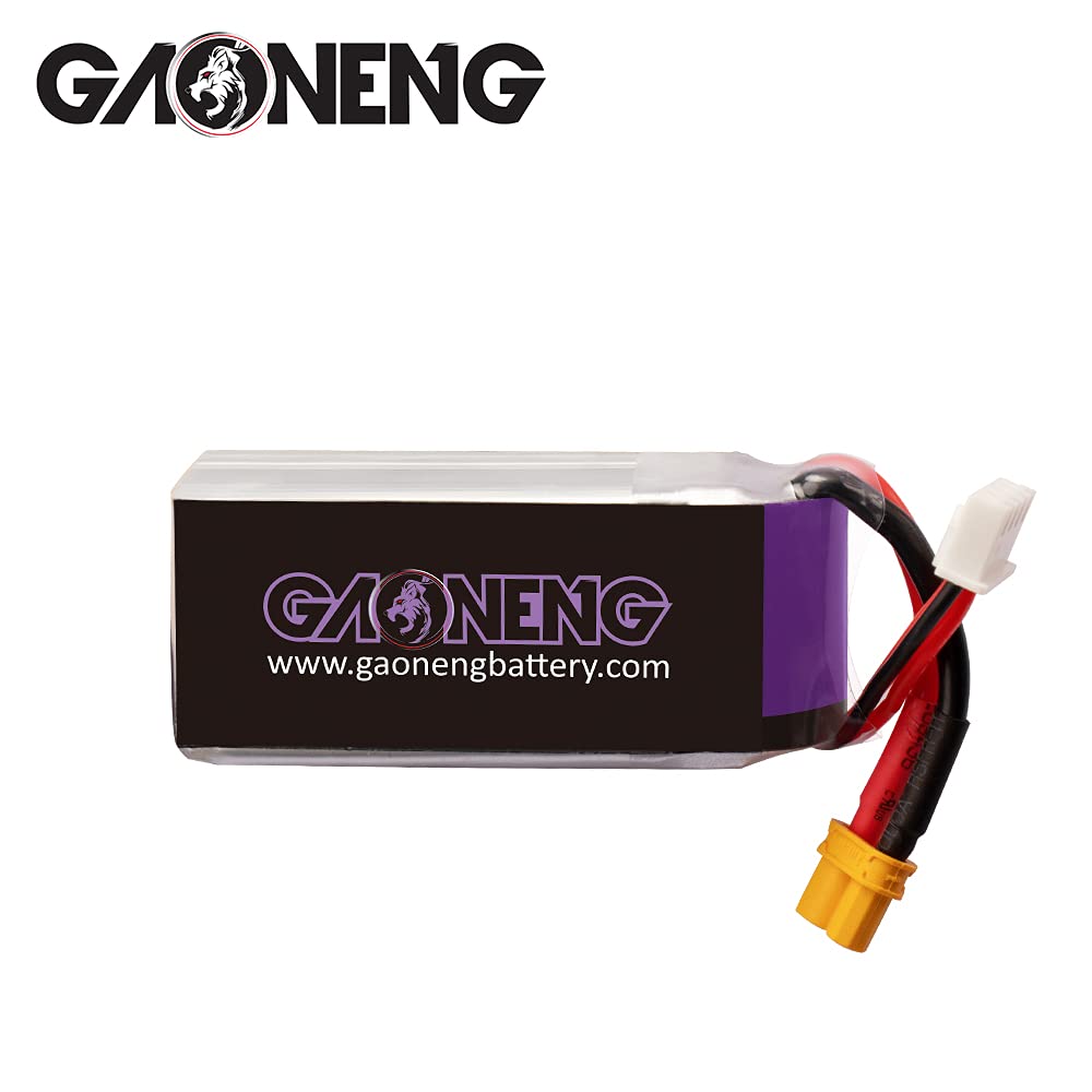 GAONENG GNB 4S LiPo Battery 60C 1100mAh 15.2V HV High Voltage XT30 Connector Long Range Drone FPV 2.5 inch Cinwhoop