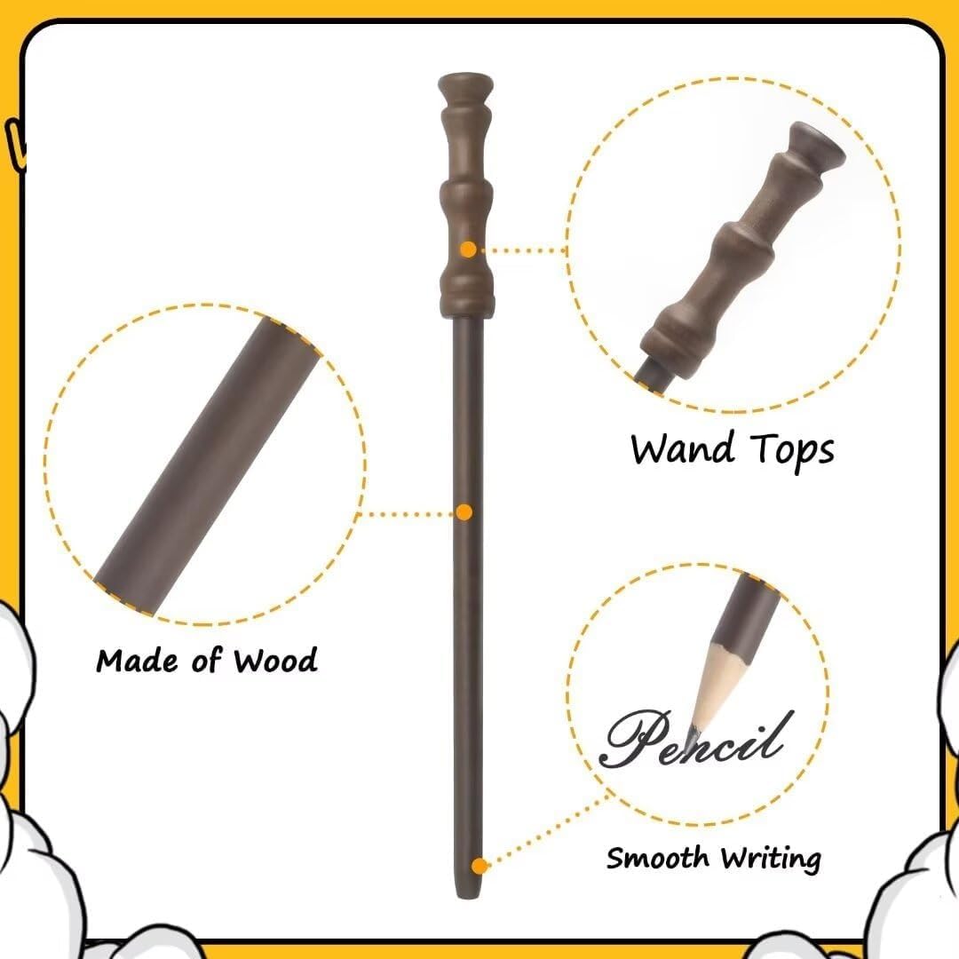 Cosplay Party Supplies - Wand Pencils for Theme Birthday Party,Halloween Favors Costume Decor Goodie Bag Fillers School Rewards,