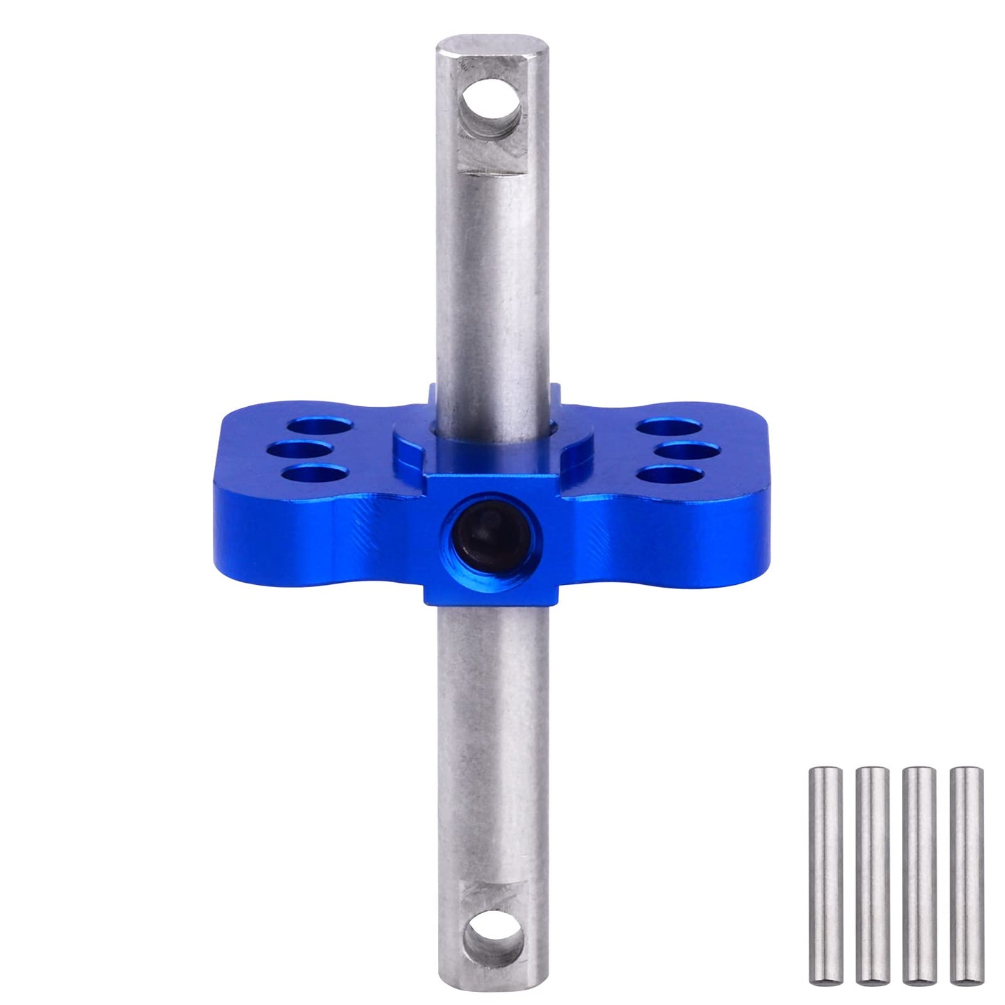 Aluminum Differential Locker Spool for RC 1/10 Scale Traxxas 2WD Rustler VXL Stampede VXL Replacement (Navy Blue)