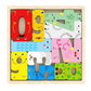 Wooden Cartoon Animal Puzzle MultiColor  Numbers Theme