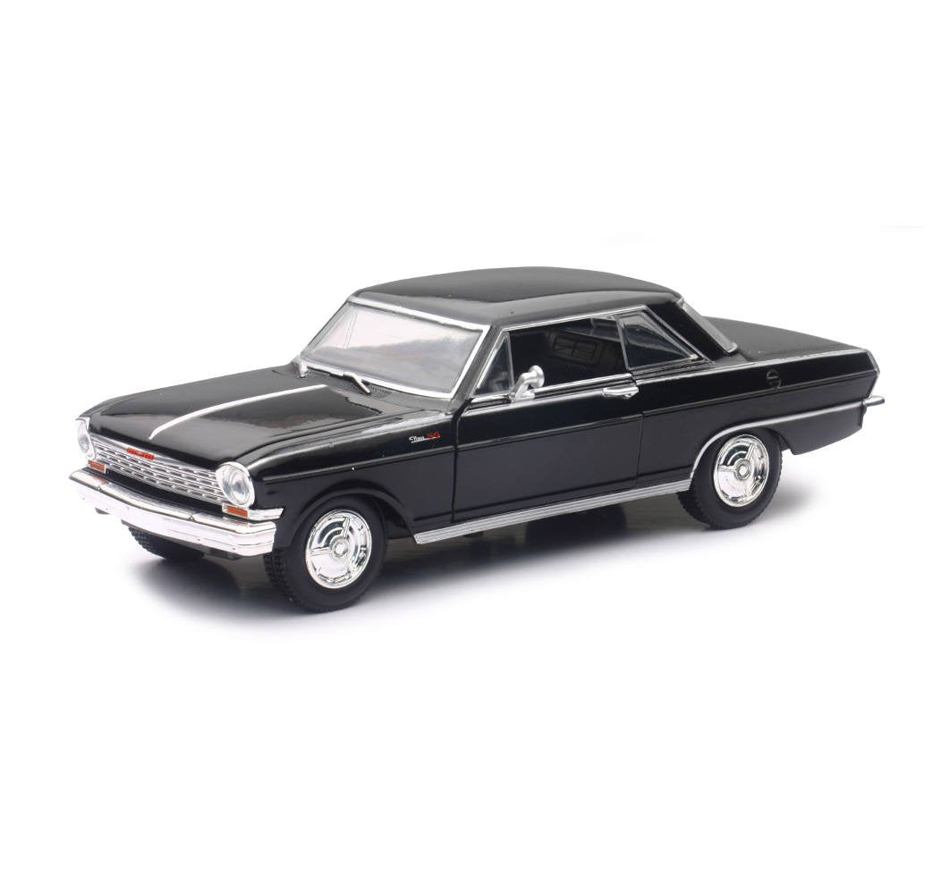 New Ray 1964 Chevrolet Nova Ss Black Muscle Car Collection 1/25 Diecast Model Car