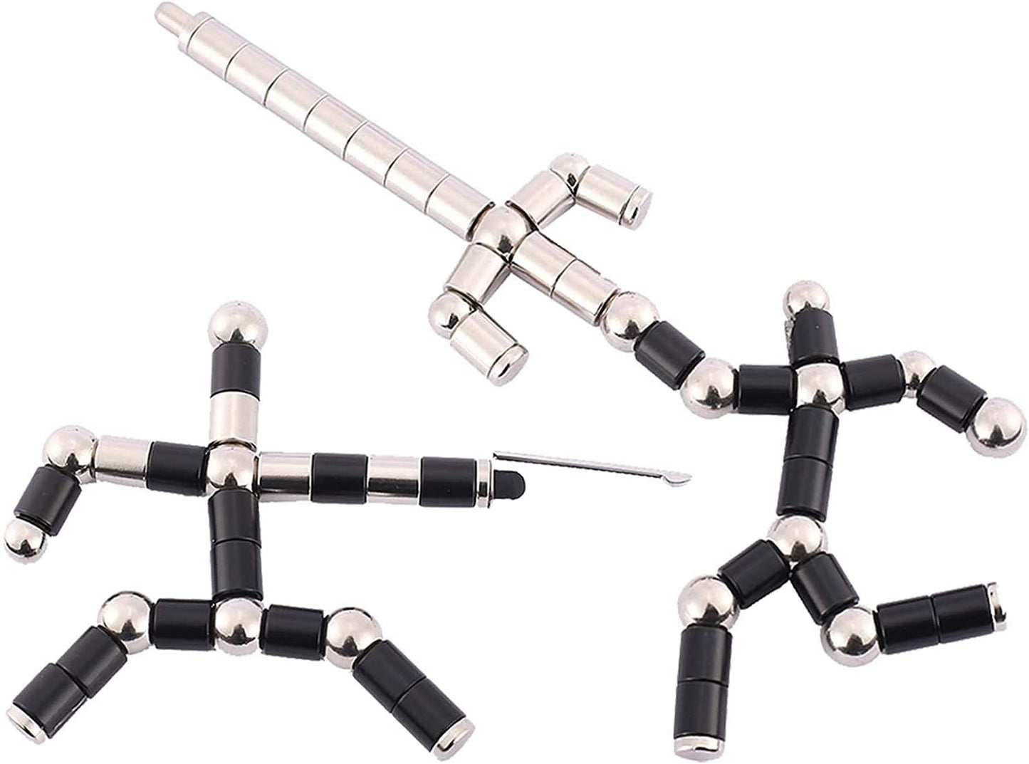 Wqwquu Fidget Pen,Magnetic Pen, Decompression Magnetic Fidget Toy Pen, Magnet Pen Fidget Toy Relieve Pressure Novel Toy Gifts For Kids Or Friends! (Color)