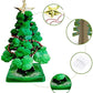 Geduochn Mini Christmas Tree Magic Growing, Paper Tree Diy Crystal Growing Kit/Ornaments Decoration Toy Novelty Xmas Gift Boys Girls Science Kits & Toys Learning Guide (2Pcs)