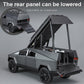 EROCK 1:24 Camping RV car Model Toys, Pickup Trailer Toy , Pickup Truck Model with Sound and Light Function, Suitable Gifts, Dec