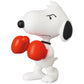 MEDICOM TOY Peanuts Boxing Snoopy Figure UDF Series 13 - Red Plastic, Model JAN228767