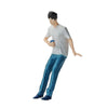 Kivcmds Painted Figure 1:64 Scale Mini Model Trains Architectural Plastic People Figures Leaning Man Figure Model,Suitable For M