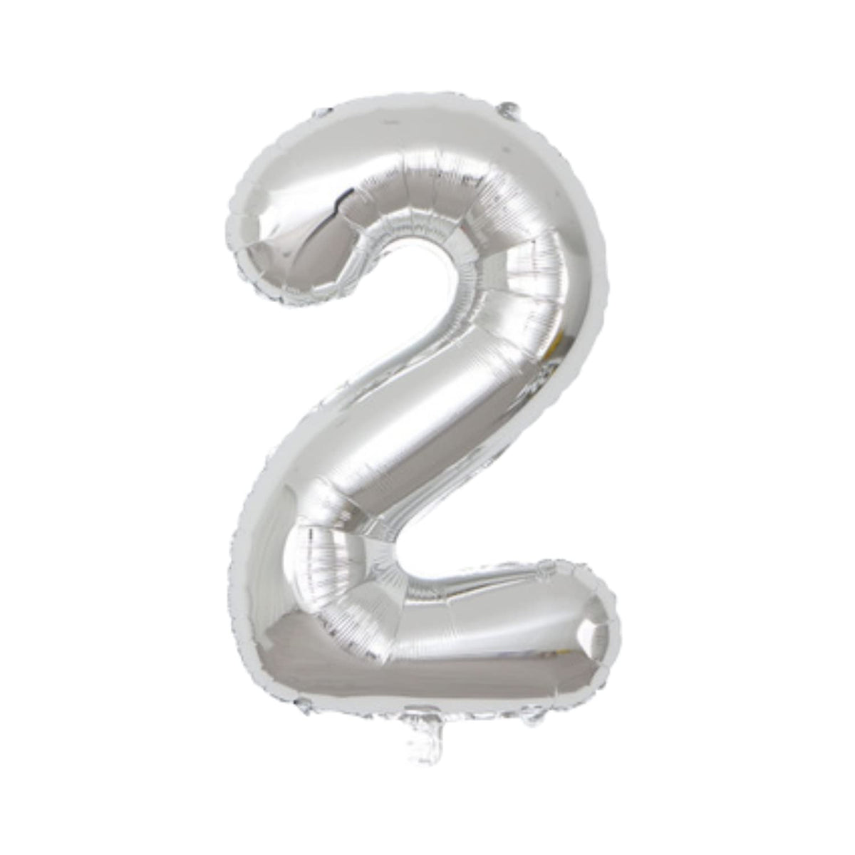 Party Decorz 2 Number Silver Foil Balloon/Two Number Silver Big Size Foil Balloon (32 Inch,1pcs) For Birthday,Anniversary, Surpr