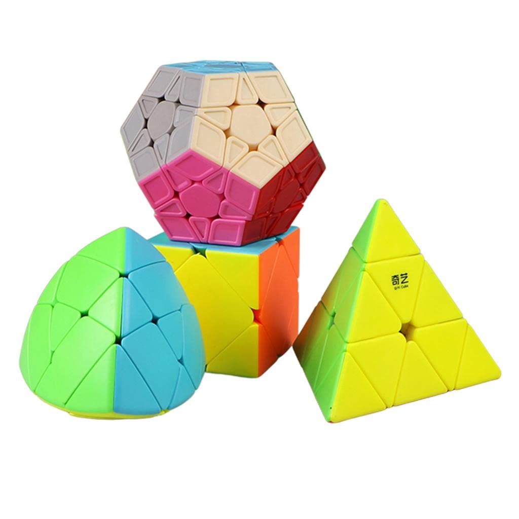 4pcs Magic Cube Twist Puzzle Brain Teaser Speed Cube Intelligence Toy| Contemporary Puzzles |Toys & Hobbies