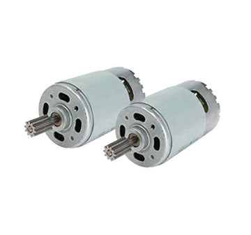 2 Pcs 550 35000Rpm Electric Motor For 24 Volt Kids Ride On Car, Rs550 24V Motor Gearbox Accessories For Children Ride On Toys Re