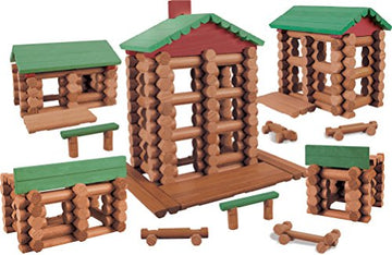 Lincoln Logs Collector'S Edition Village Set - 327 Real Wood Pieces, Ages 3+, Retro Building Toy For Boys/Girls, Creative Construction Game