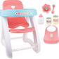 Jc Toys - For Keeps Playtime! | Baby Doll High Chair | Fits Dolls Up To 17'' | Sturdy High Chair And Play Accessories | Ages 2+,