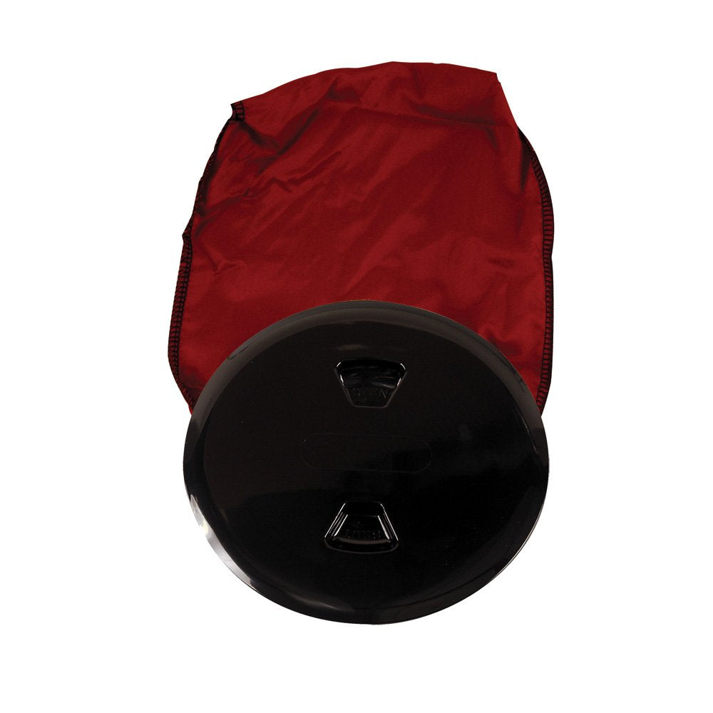 Beckson 5 Stow-Away Deck Plate - Black w/12 Bag