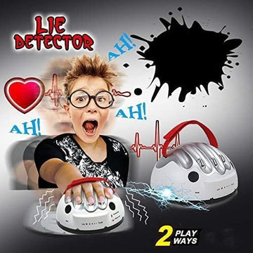 Julan Upgrade Micro Electric Shocking Lie Detector, Tricky Novelty Game Interesting Polygraph Test Truth Or Dare Game For Party Analyzer Consoles Gifts