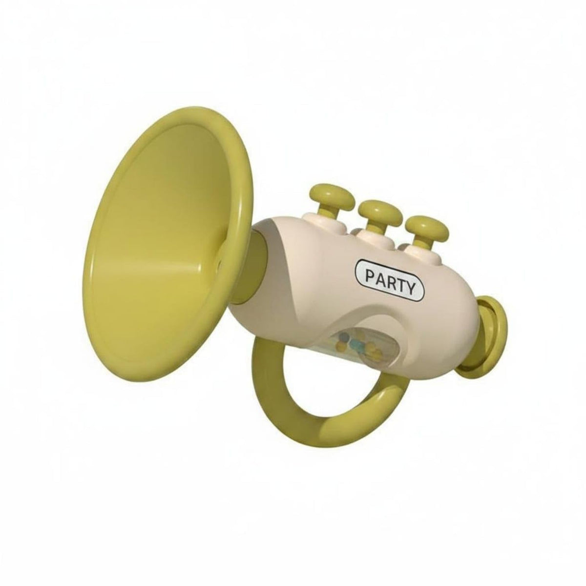 Merishopp Baby Trumpet Toy Early Learning Baby Trumpet Whistle Crisp Sound Easy Blow Whistle Toy For Infants, Toddlers, Cyan, Tr