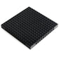 Feleph 9Pcs Brick 16X16 Black Plate 1/3 With Holes And Pin Pixel Art Painting Classic Blocks Compatible With 65803 3673 Major Base Plates Brands