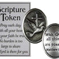 Ganz Holy Scripture Double Sided Pocket Charm with Story Card (Matthew 19:26)