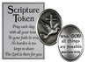 Ganz Holy Scripture Double Sided Pocket Charm with Story Card (Matthew 19:26)