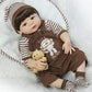 Reborn Baby Dolls Clothes 22 Inch Boy 4 Piece Set For 20-23 Inch Reborn Baby Boy Dolls