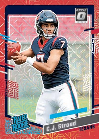 2-2023 Donruss Optic Football Trading Card Value Packs  24 Football Cards Total