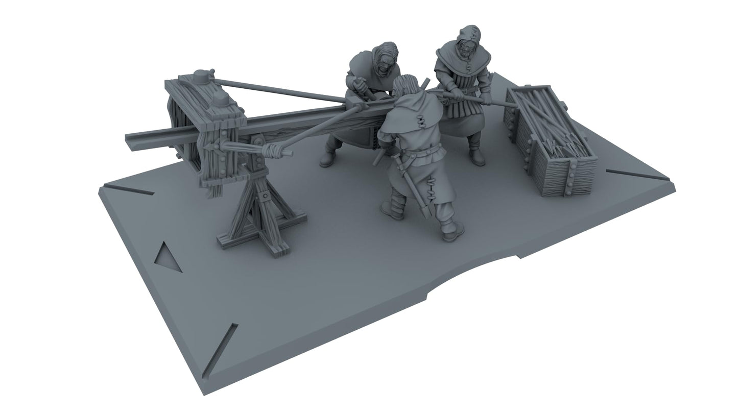 CMON A Song of Ice and Fire Tabletop Miniatures Game Builder Scorpion Crew Unit Box - Powerful Siege Weaponry for Westeros! Strategy Game for mature-themeds  Ages 14+  2+ Players  45-60 Min Playtime