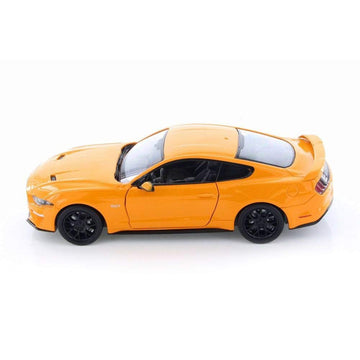 Motor Max 2018 Ford Mustang Gt 5.0 Blue With Black Wheels 1/24 Die-Cast Model Car 79352Bl