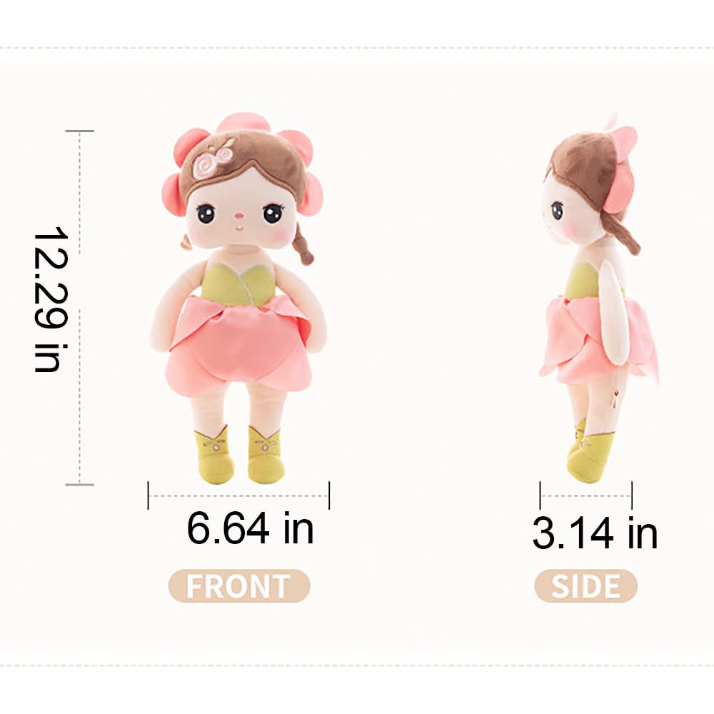 Gesuche 13 limited availability New MeToo Princess Doll  Cute Flower Fairy Plush Doll  Soft Dolls Baby Doll Girl Gifts  Non-Toxic Soft Skin-Friendly PP Cotton Plush Stuffed Angela Doll (Rose)