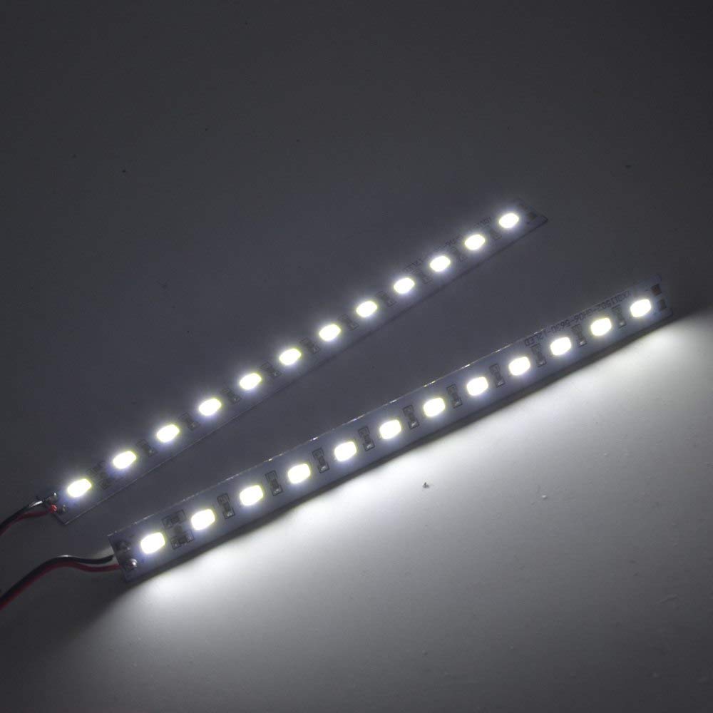 LAFEINA Drift Car LED Chassis Dazzle Light Decorative Lights RC Car Accessories for 1/10 1/8 Scale RC Model Car(White)