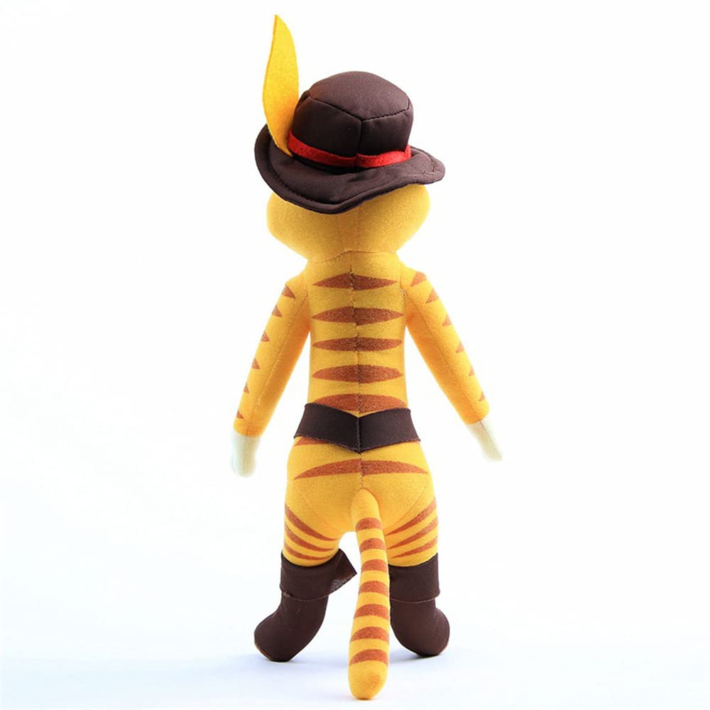 Secretcastle Yellow Cat Plush Toys Soft Paws Plush Toy 14'' For Family Friends (Yellow)