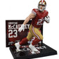 McFarlane Toys NFL 7" Figure - Christian McCaffrey (San Francisco 49ers) - Multicolor, Model 787926103847, Plastic Material