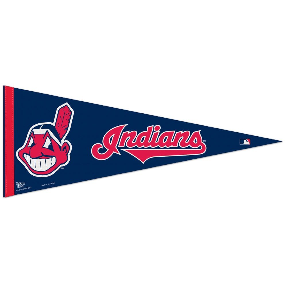 WinCraft MLB Cleveland Indians WCR63799812 Carded Classic Pennant, 12 x 30