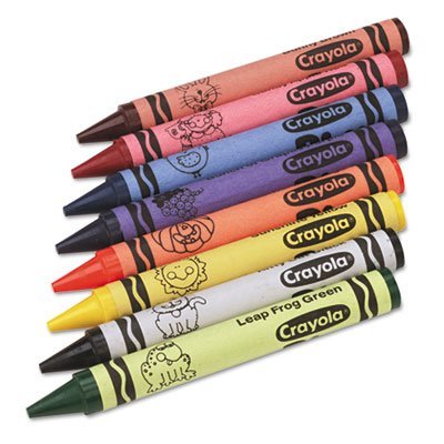 Crayola Products - Crayola - Jumbo Classpack Crayons, 25 Each of 8 Colors, 200/Box - Sold As 1 Set - Large crayons are easier fo