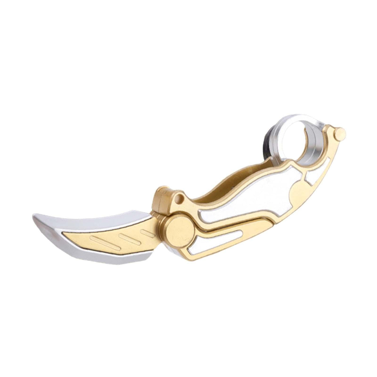 Clovrix Radish Toy Small Foldable Novelty Sensory Toy For Kids Children Family Silver GoldenBaby  Toys For Baby  Developmenta