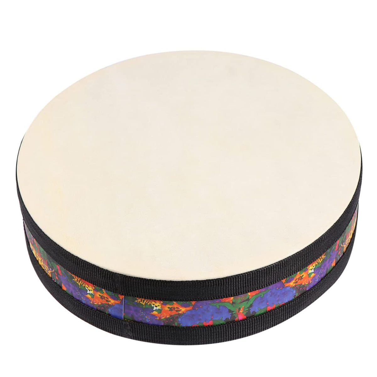 Excluzo 1Pc Kids Instruments Musical Instrument 8Inch Drum Tambourine Percussion Wave Drum Steel Drum Ocean Child