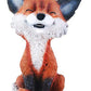 Mulandd YTC Brown and Black Smiling Fox TeeHee Themed Decorative Figurine Statue