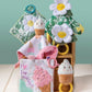 Sweet Soothie Crinkle Teether Toy With Baby Paper And Squeaker, 6 X 6-Inches, Daisy