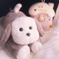 Uoozii 16'' | 3 Pounds Grey & White Dog Weighted Stuffed Animals - Cute Weighted Plush Toy Comfort Big Weighted Throw Pillow Gif