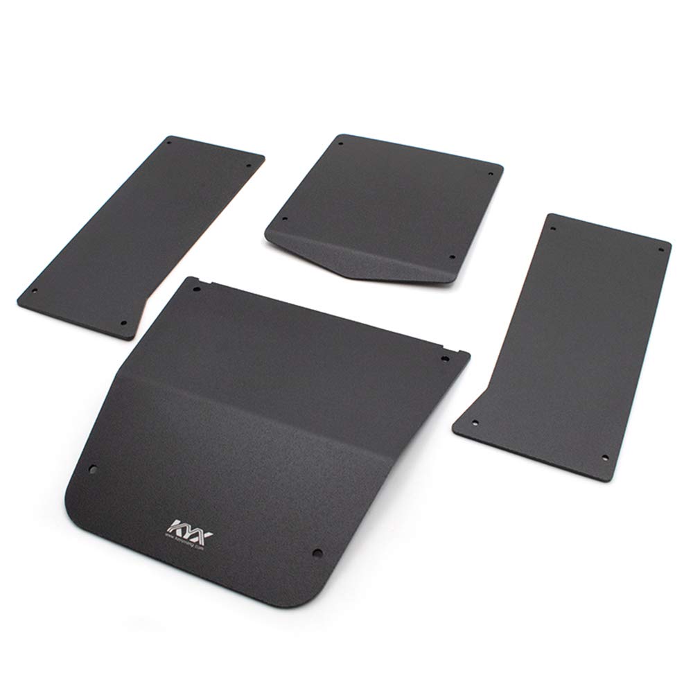 KYX Racing Aluminum Alloy Car Body Panel Kit Car Shell Guard Plate Kit Upgrades Accessories for RC Crawler Car Axial Capra Unlim