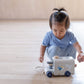 Plantoys Shape Sorting Bus Wooden Pull Toy - Non-Toxic, Sustainably-Made Pull Along Wooden Toy