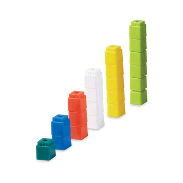 hand2mind Interlocking UniLink Math Linking Cubes, Plastic Cubes, Color Sorting, Connecting Cubes, Math Manipulatives, Counting