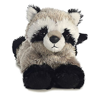 Aurora® Adorable Mini Flopsie™ Rascal™ Stuffed Animal - Playful Ease - Timeless Companions - Gray 8 Inches