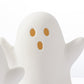WDS WONDROUS Halloween Decorations Light Up Ghost Figurines Set of 2, White Floating Ghost Statues with LED, Ceramic Cute Hallow
