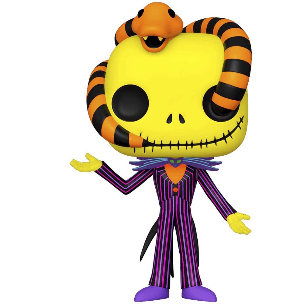 Pop! The Nightmare Before Christmas Jack Skellington With Snake Blacklight Special Edition
