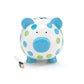 Dashing Dots Collection Blue and Green Polka Dot Piggy Bank Adorable Baby/Toddler Gift