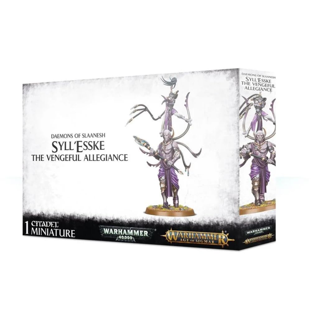 Games Workshop - Warhammer Age Of Sigmar - Warhammer 40,000 - Daemons Of Slaanesh: Syll'Esske: The Vengeful Allegiance